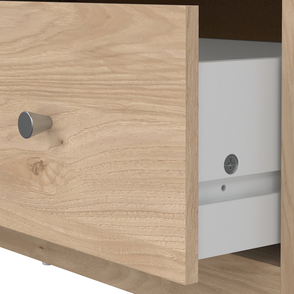 3-Piece Bedroom Set - 6 Drawer Double Dresser And Nightstand Set Of 2. Picture 7