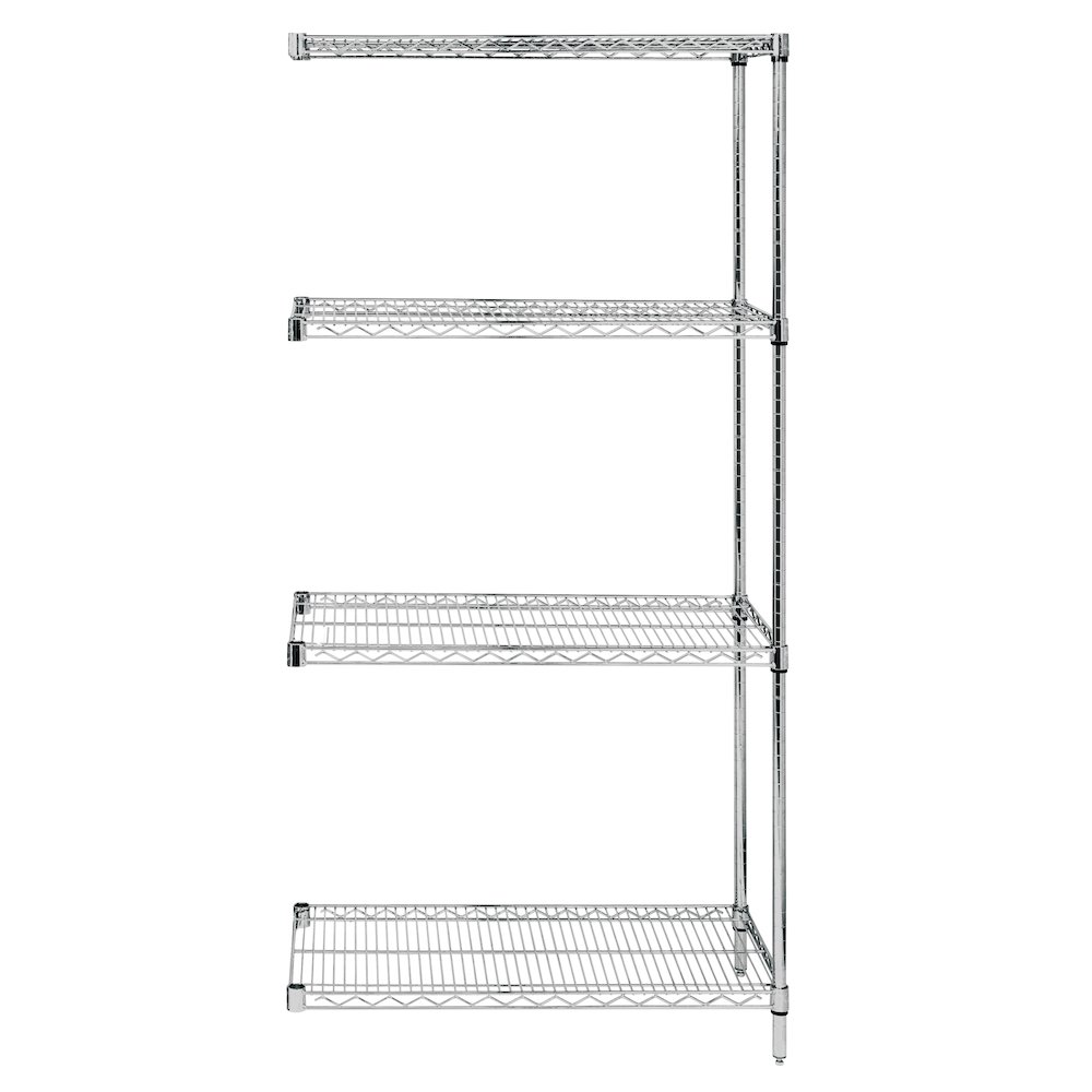 Shelving Unit, Wire in Stainless Material, Stainless Color. Picture 1