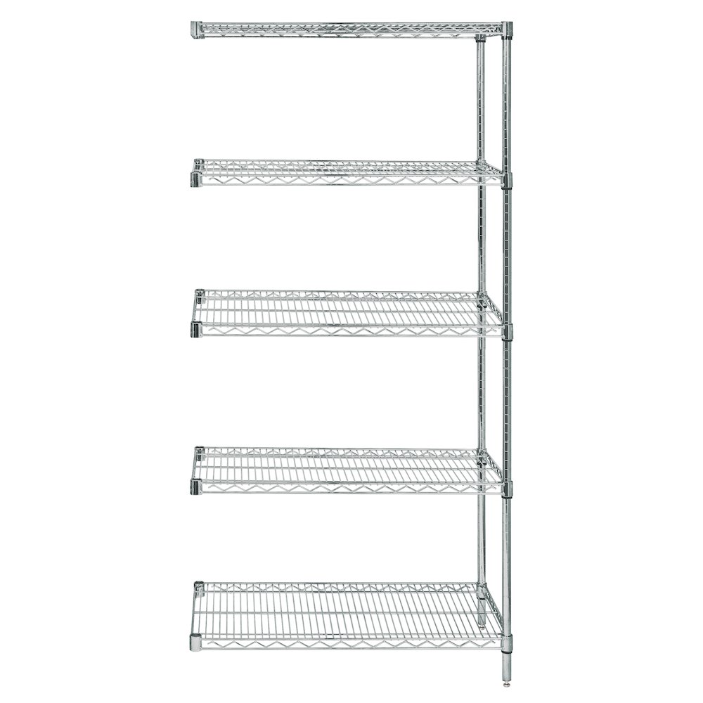 Shelving Unit, Wire in Stainless Material, Stainless Color. Picture 1