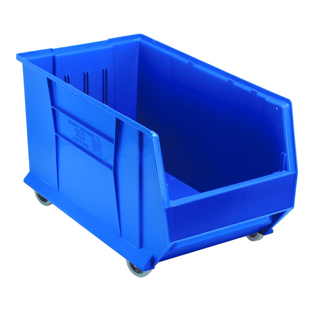 Storage Containers, Mobile in Polypropylene Material, Blue Color. Picture 1