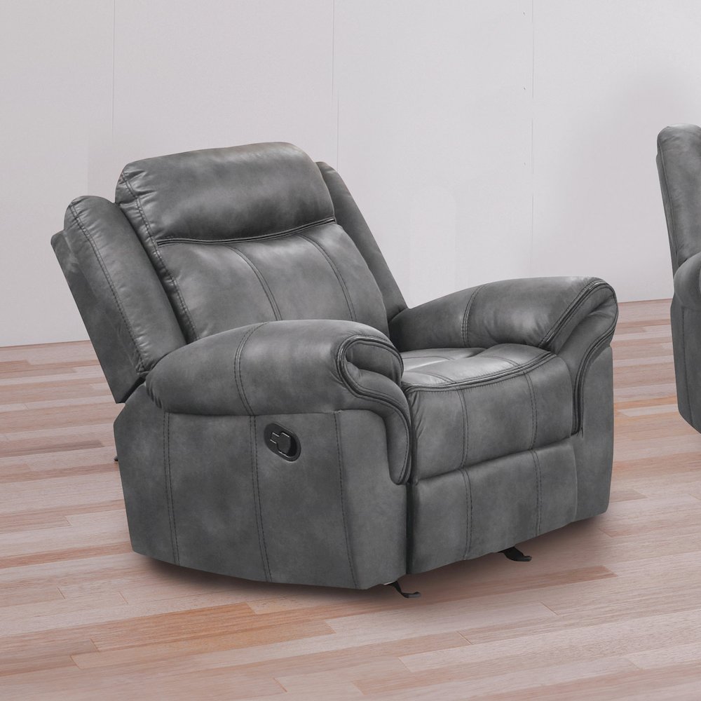 Verne Modern Manual Glider Recliner. Picture 2