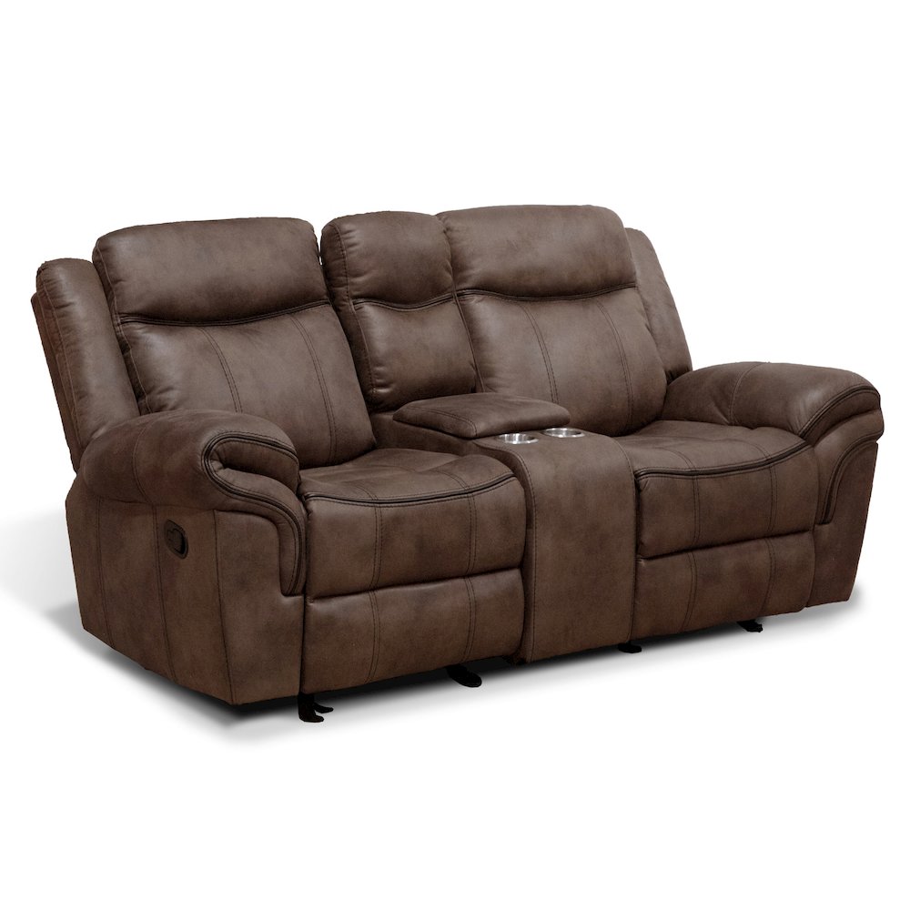 Furniture of America Misander Manual Recline Loveseat. Picture 1