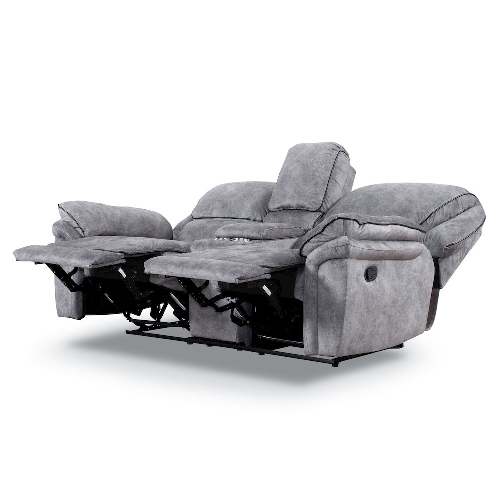 Furniture of America Jamesing Manual Recline Loveseat. Picture 3