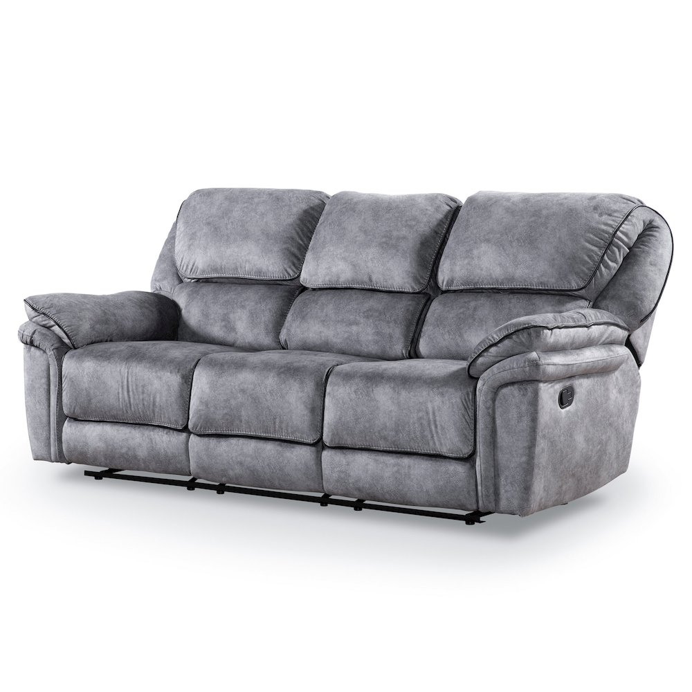 Furniture of America Jamesing Manual Recline Sofa. Picture 1