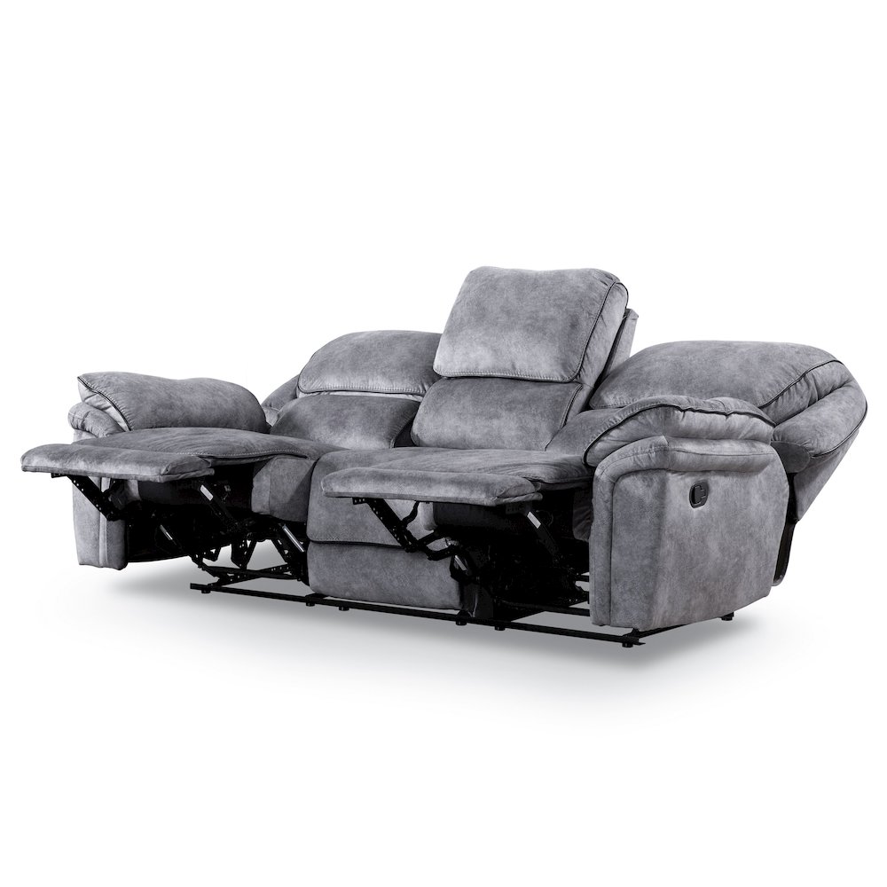 Furniture of America Jamesing Manual Recline Sofa. Picture 3