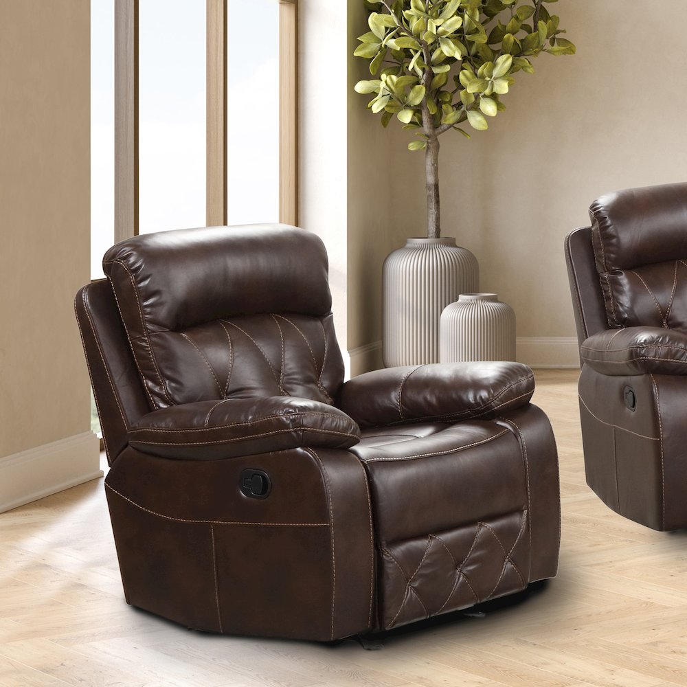 Furniture of America Pannet Manual Recliner. Picture 3