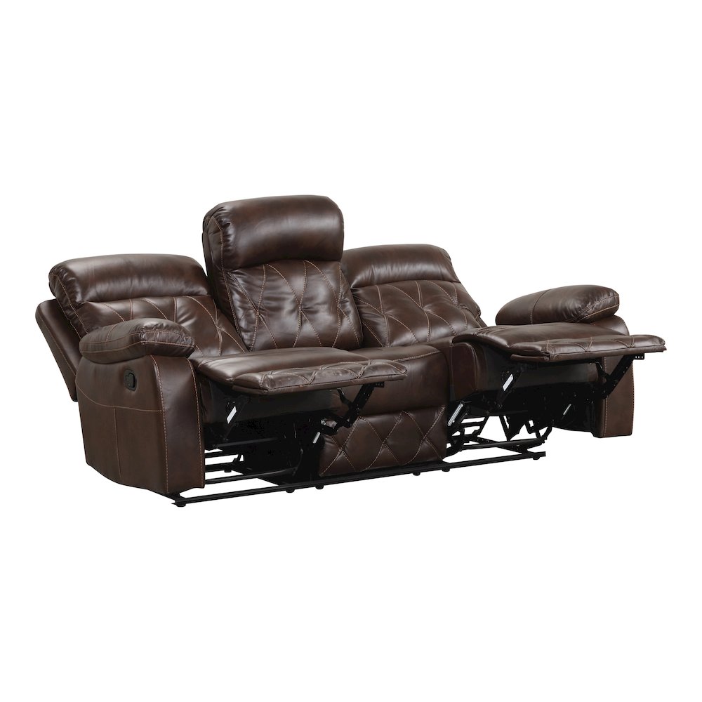Furniture of America Pannet Manual Reclining Sofa. Picture 2