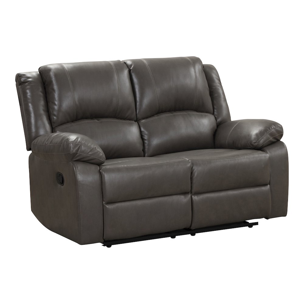 Furniture of America Lamick Manual Recline Loveseat. Picture 1