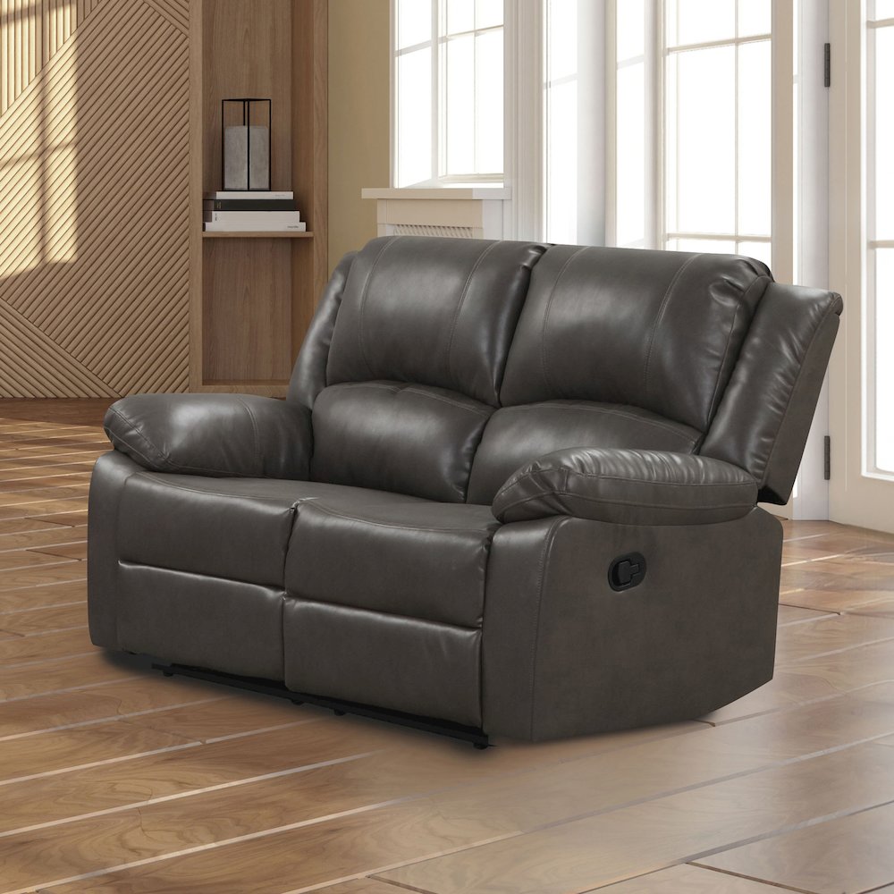 Furniture of America Lamick Manual Recline Loveseat. Picture 3