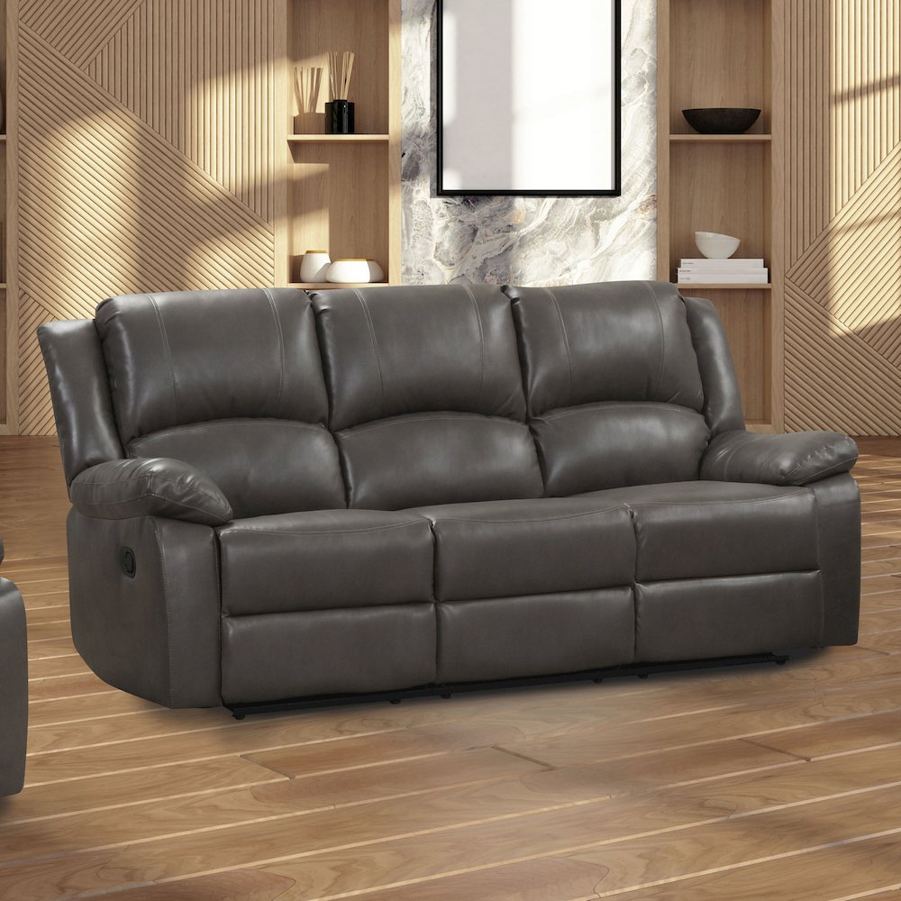 Furniture of America Lamick Manual Recline Sofa. Picture 3