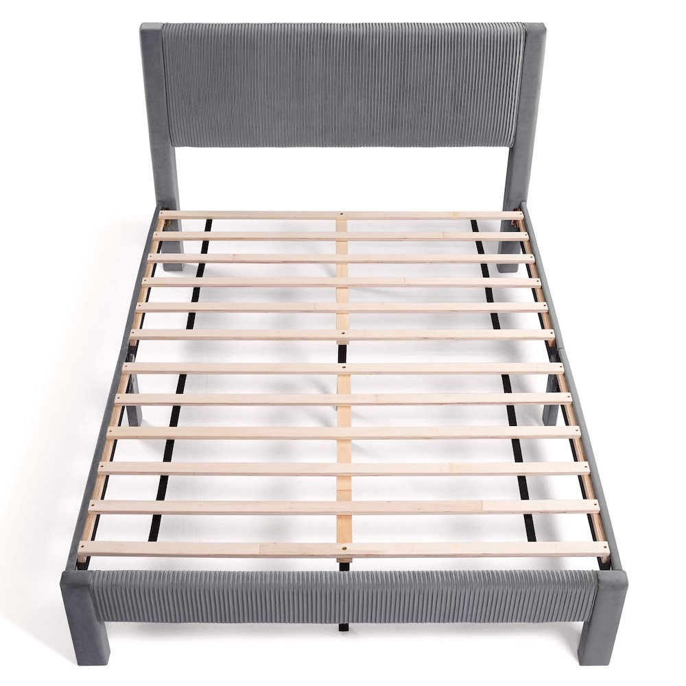 Furniture of America Simas Upholstered Bed. Picture 3