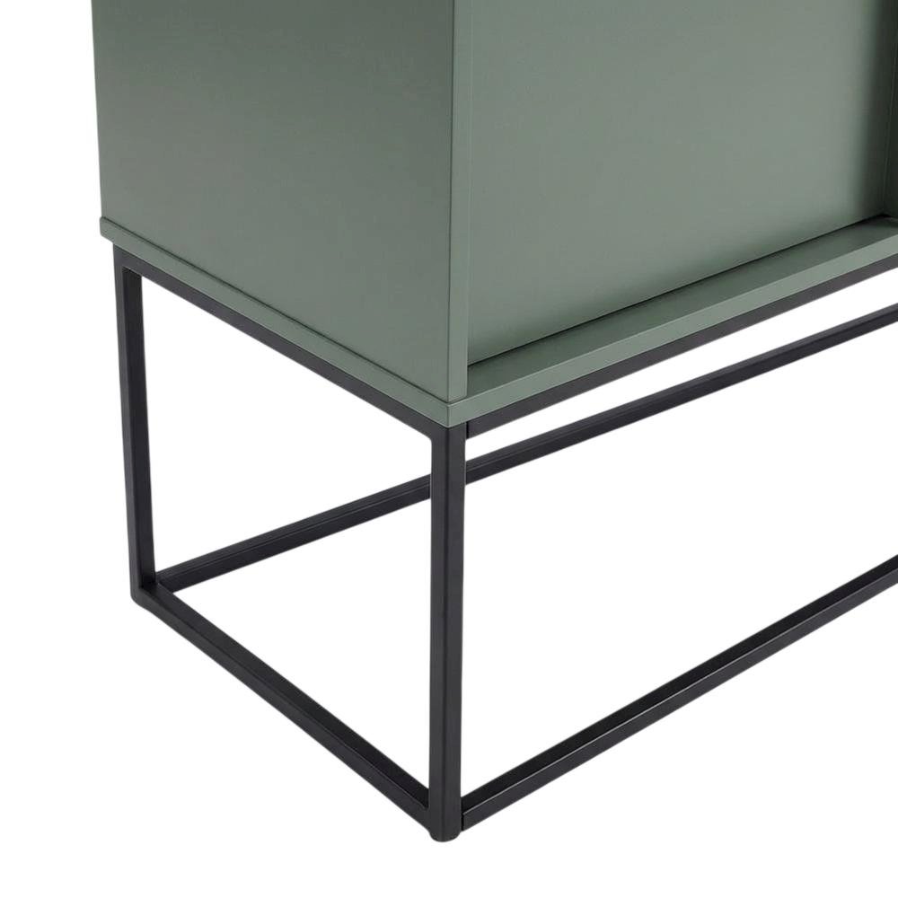 TV Stand with LED Light Features and Engineered Wood Construction. Picture 6