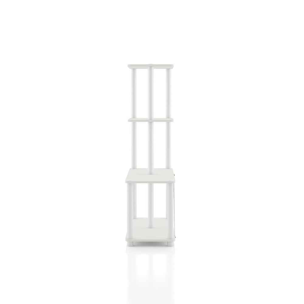 Seni 4-Cube Shelves Wood Open Bookcase. Picture 3