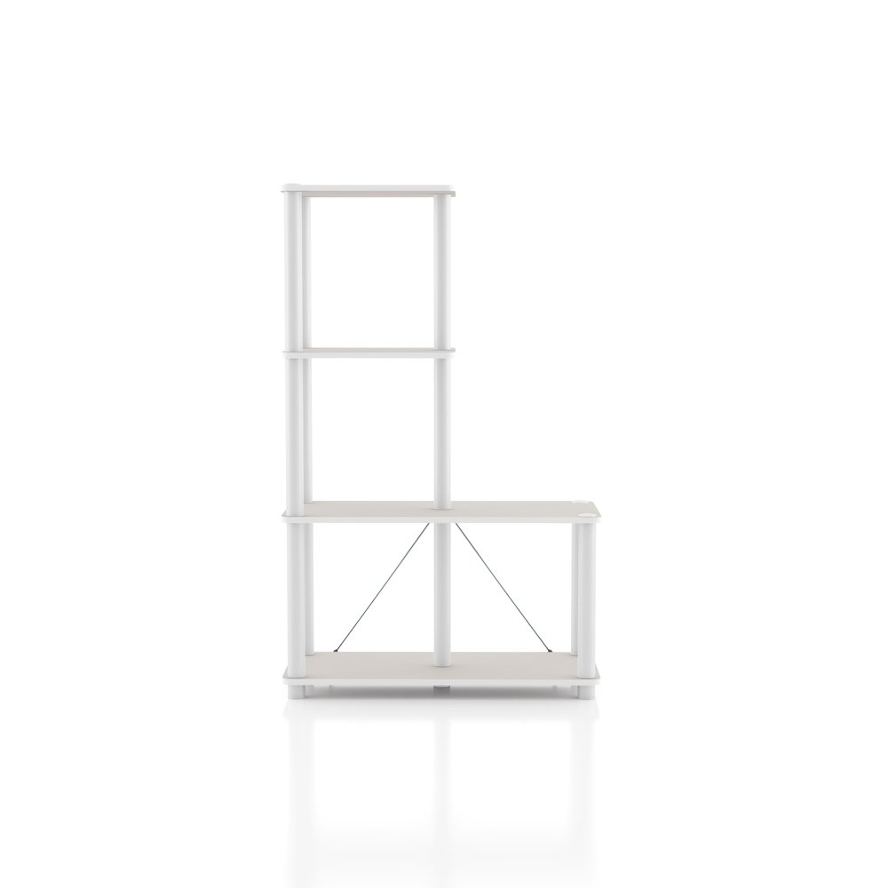 Seni 4-Cube Shelves Wood Open Bookcase. Picture 2