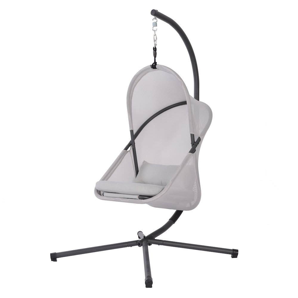 Sway UV-Resistant Foldable Patio Swing Chair with Cushions. Picture 6