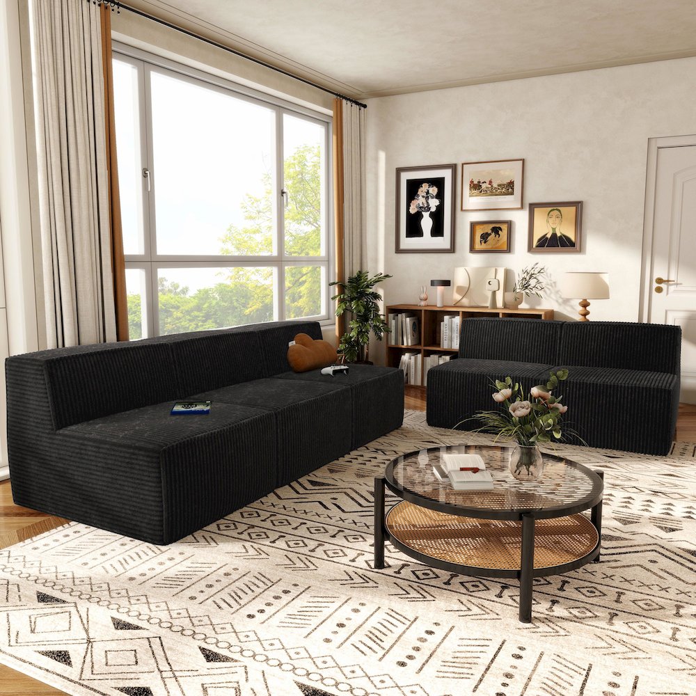 Winkler 2-Piece Chenille Modular Sofa Set. Picture 8