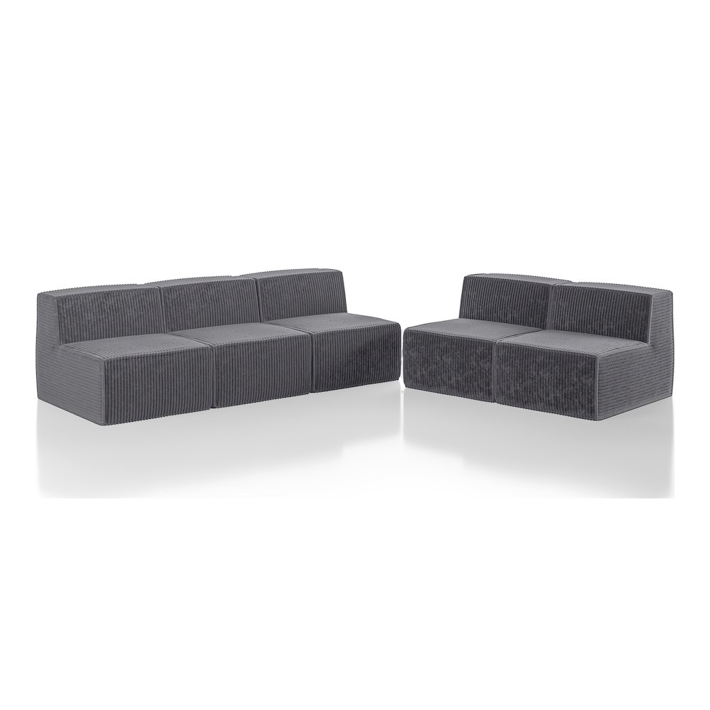Winkler 2-Piece Chenille Modular Sofa Set. Picture 5