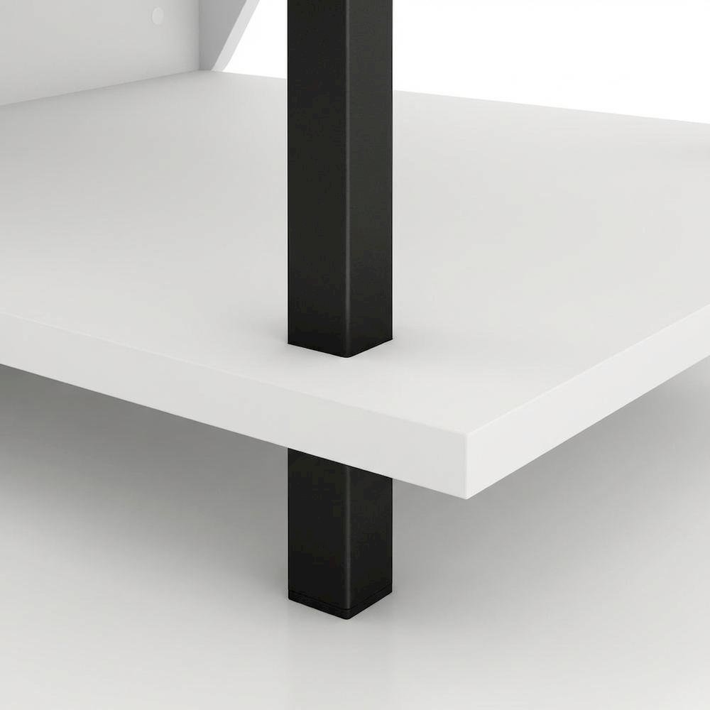 White Lift Top Outdoor Coffee Table With Rgb Led Light. Picture 6