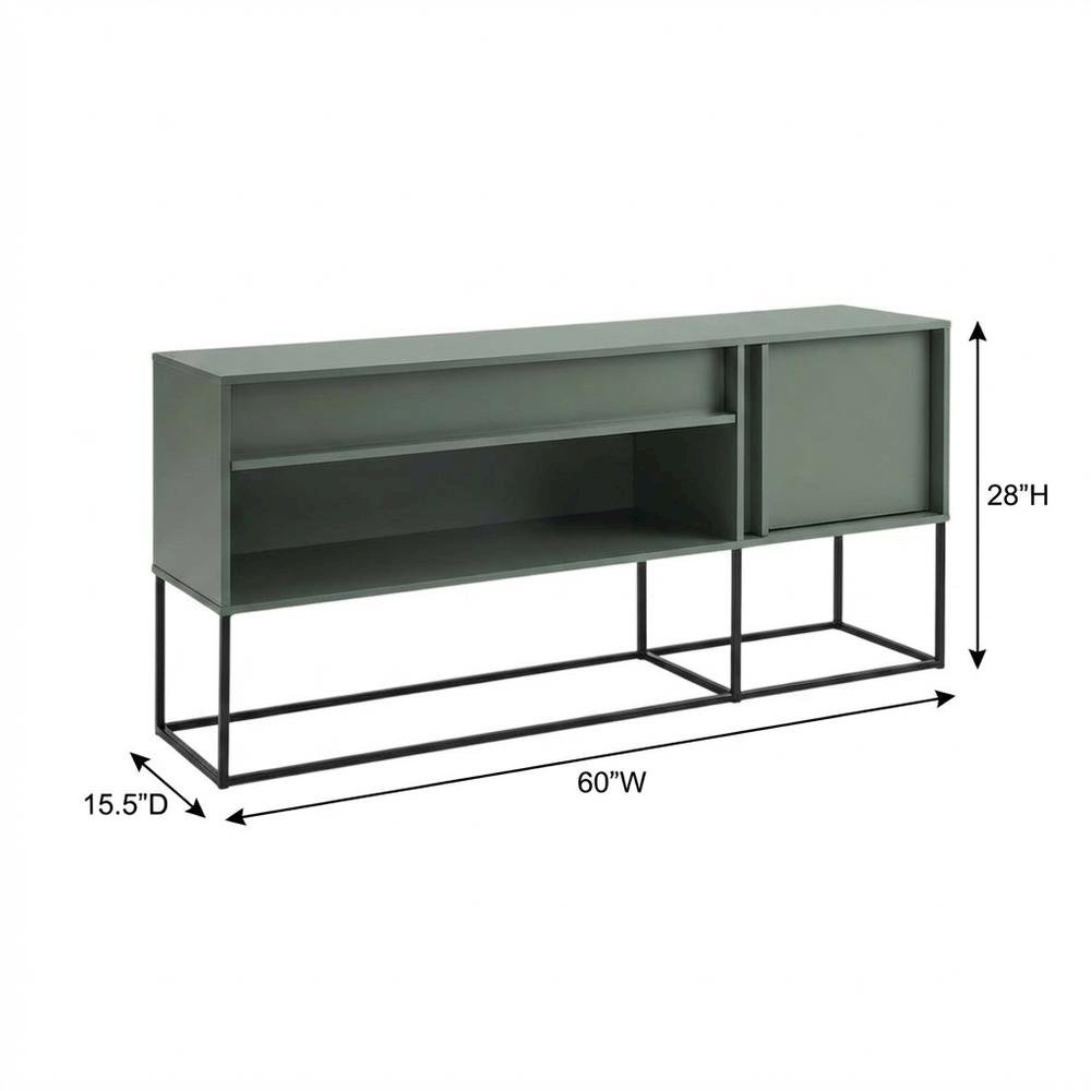 TV Stand with LED Light Features and Engineered Wood Construction. Picture 7