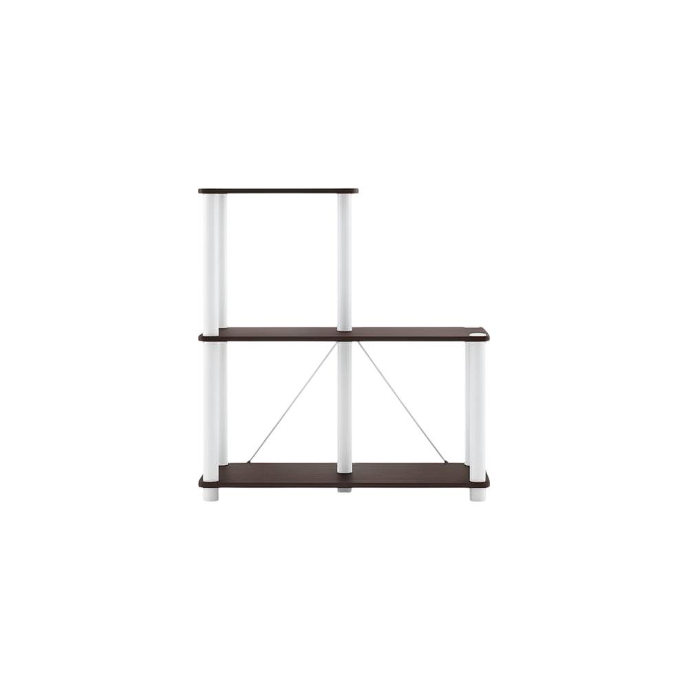 Wooden 3-Cube Shelves Open Bookcase for Stylish Storage and Display. Picture 4