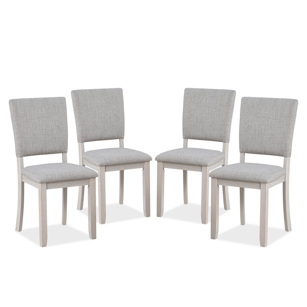 Briven Modern Solid Wood Dining Chairs (Set of 4). Picture 1