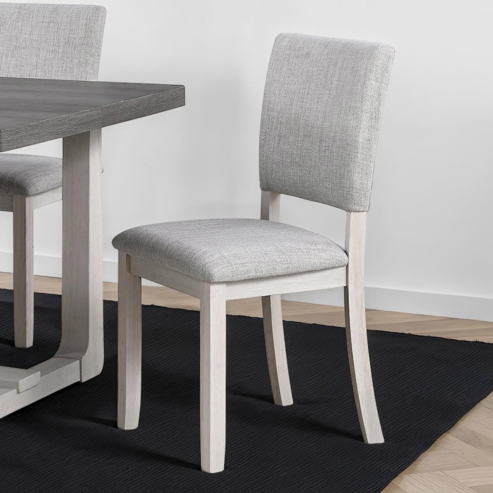 Briven Modern Solid Wood Dining Chairs (Set of 4). Picture 4