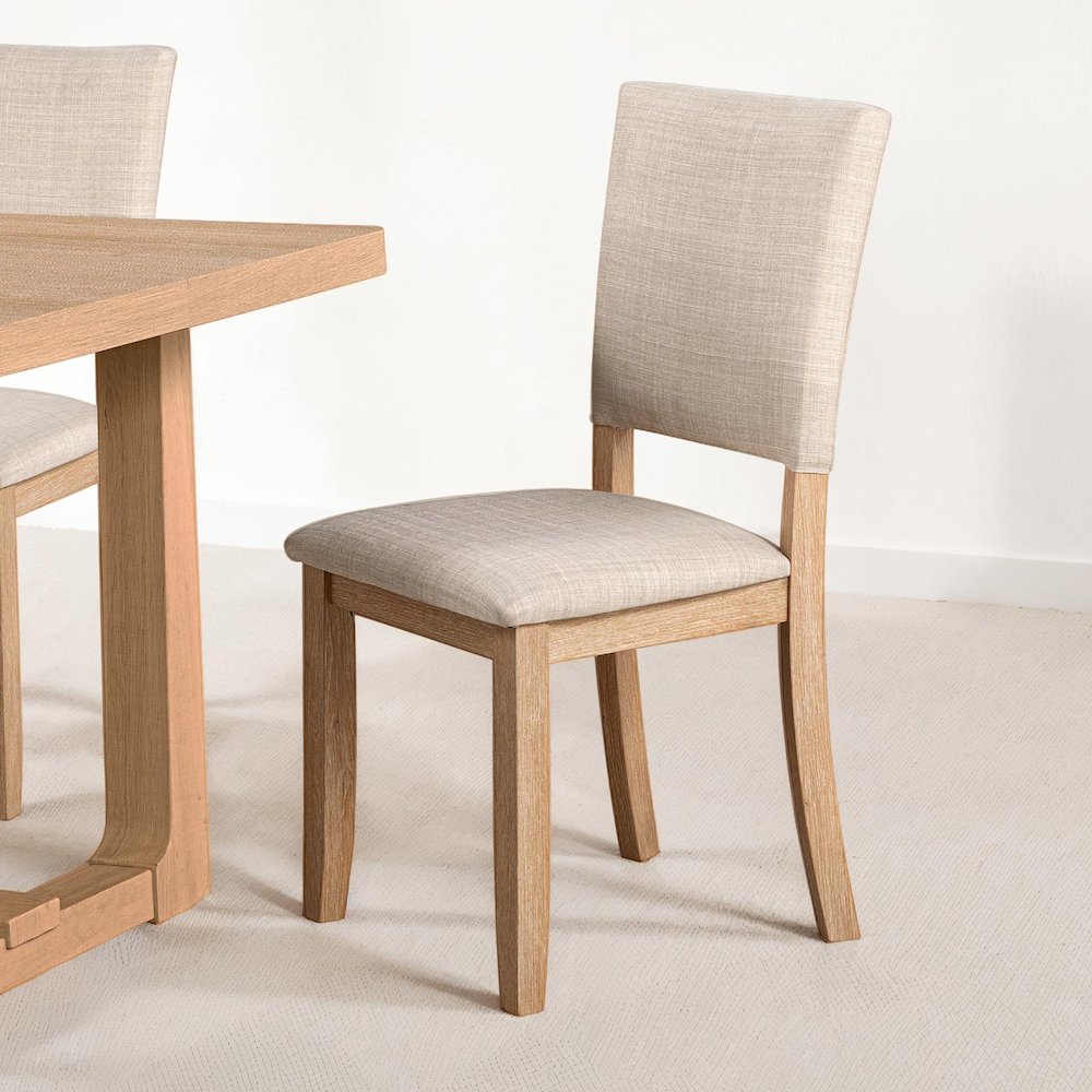 Briven Modern Solid Wood Dining Chairs (Set of 4). Picture 4