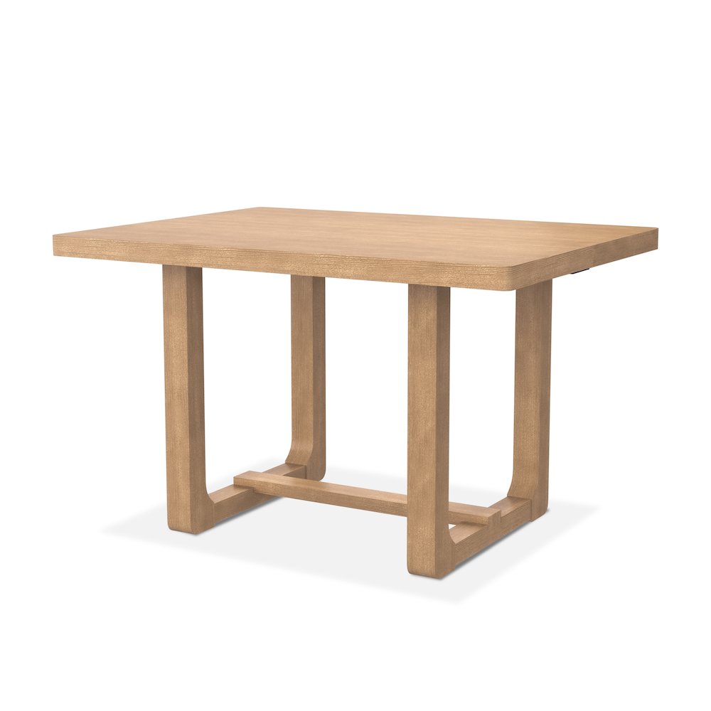 Briven Modern 5-Piece Solid Wood Compact Dining Table Set. Picture 2