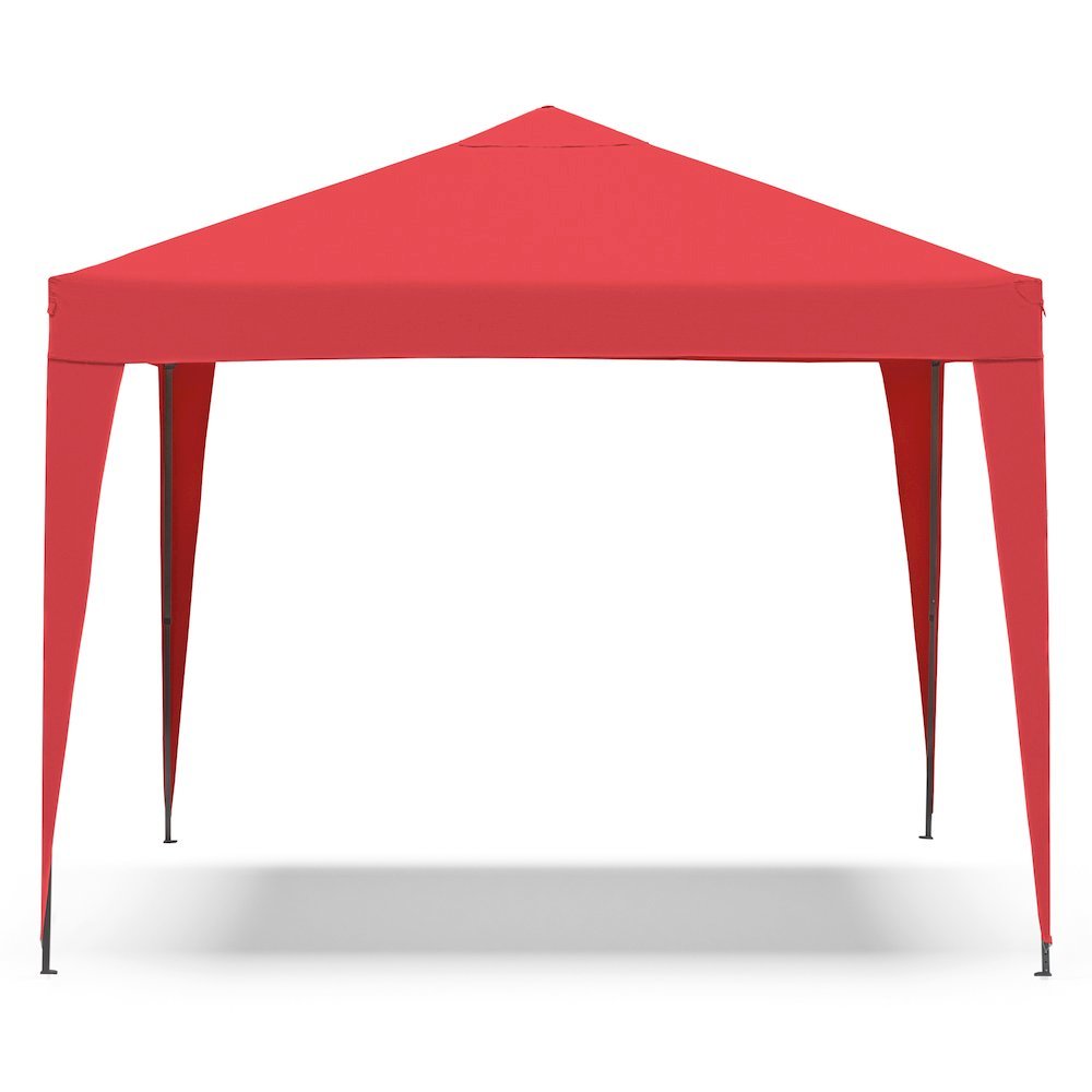 Red Polyester, Steel Frame, Pop Up Canopy – Outdoor Gazebo for Events. Picture 5