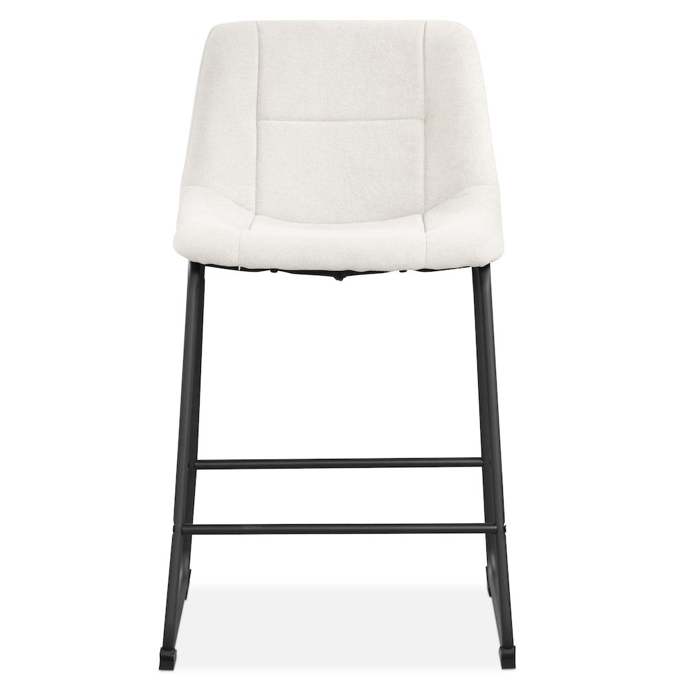 Furniture of America Diam Counter Height Upholstered Dining Chairs (Set of 2). Picture 2