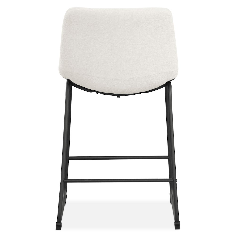 Furniture of America Diam Counter Height Upholstered Dining Chairs (Set of 2). Picture 3