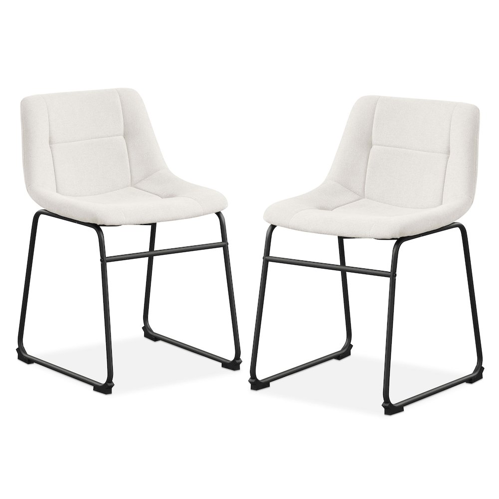 Furniture of America Diam Upholstered Dining Chairs (Set of 2). Picture 1