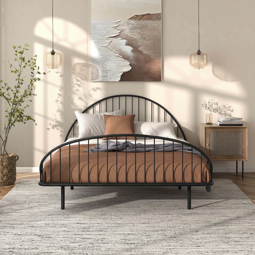 Furniture of America Actine Metal Bed. Picture 5