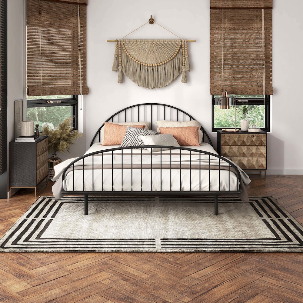 Furniture of America Actine Metal Bed. Picture 5