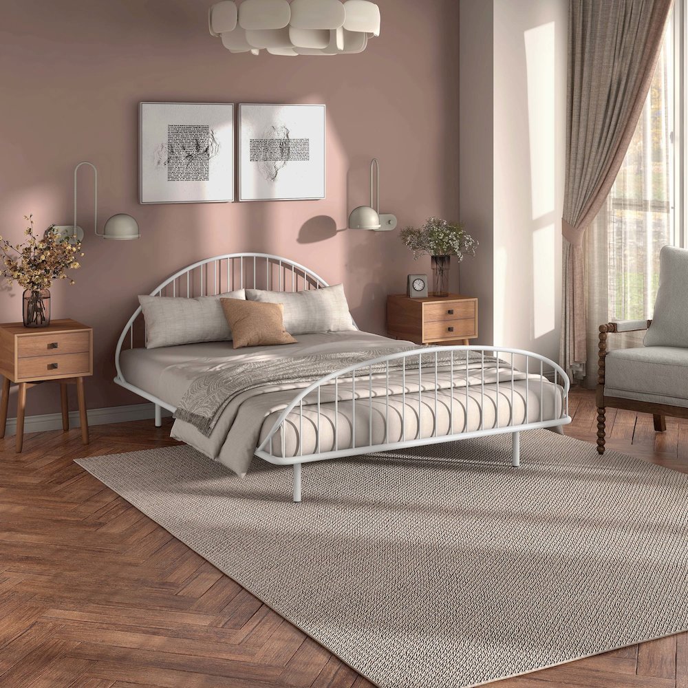 Furniture of America Actine Metal Bed. Picture 4