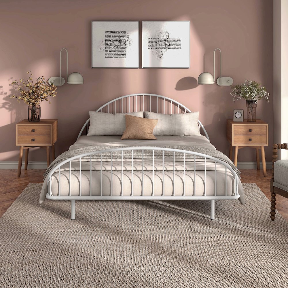Furniture of America Actine Metal Bed. Picture 5