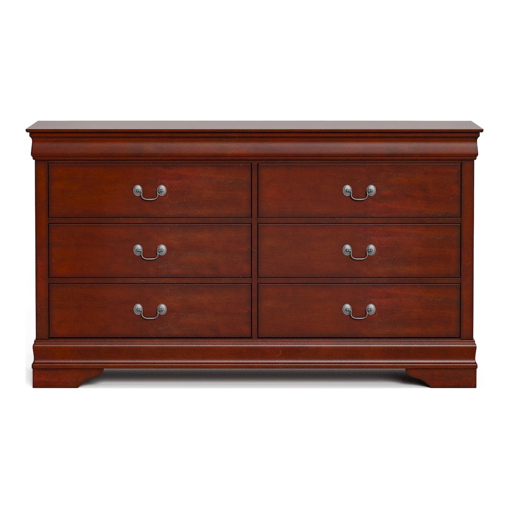 Arabella Wood 6-Drawer Dresser. Picture 2