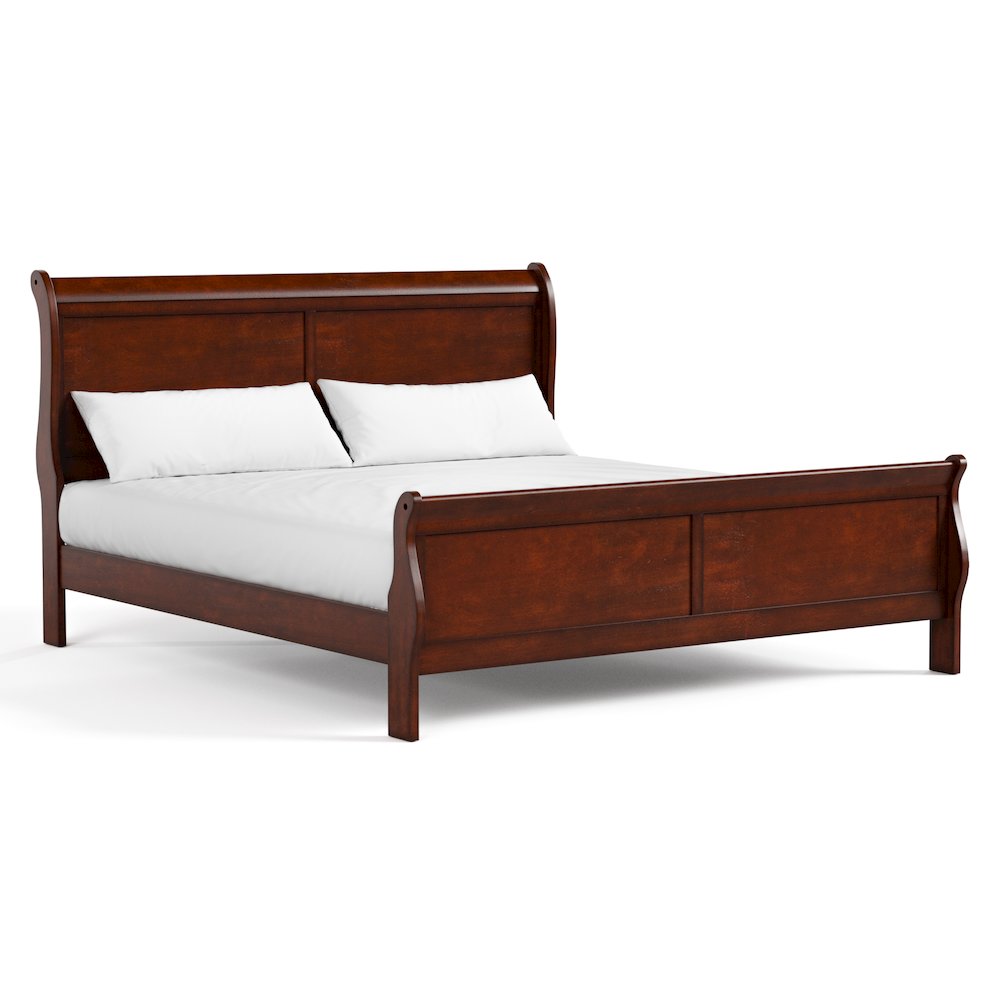Furniture of America Henceford Sleigh Bed. Picture 1