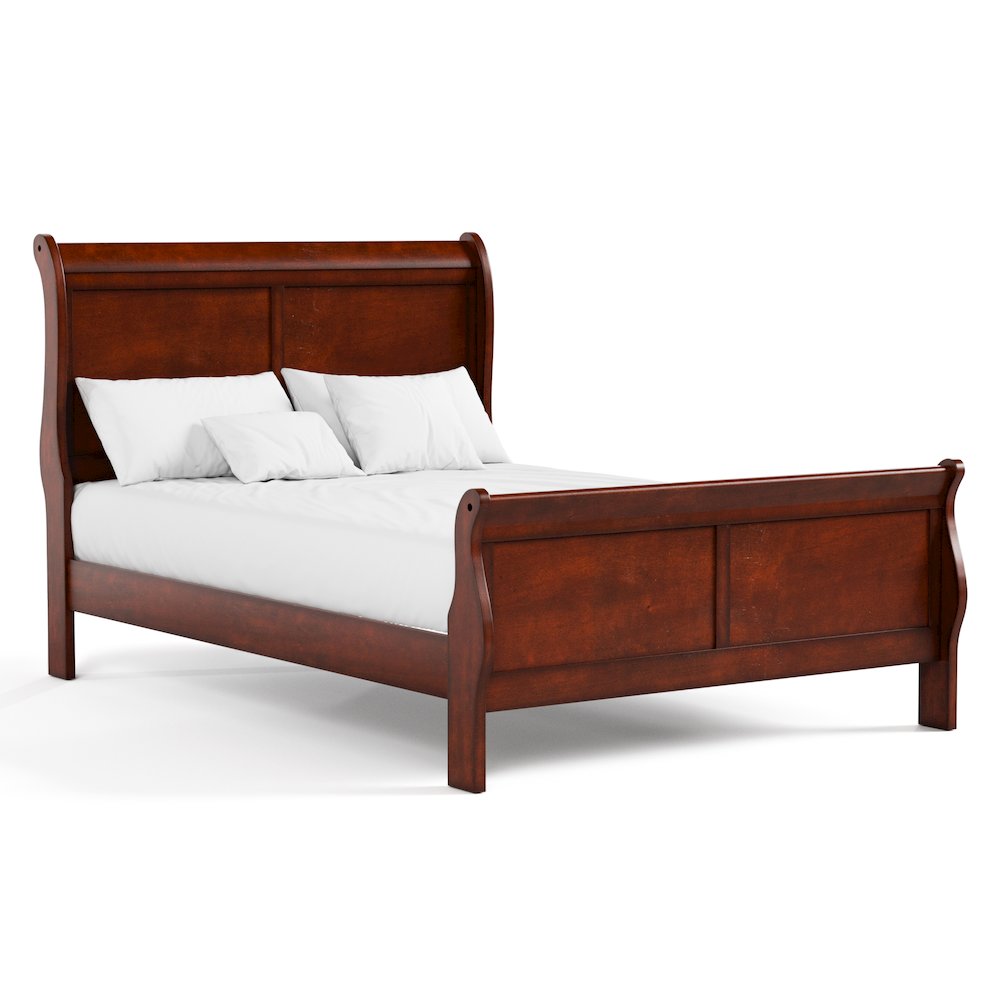Furniture of America Henceford Sleigh Bed Full Size 84W x 57D x 48H. Picture 1