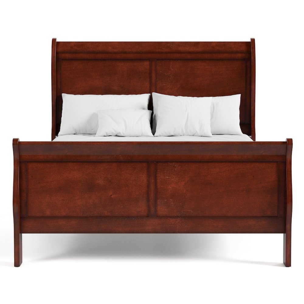 Furniture of America Henceford Sleigh Bed Full Size 84W x 57D x 48H. Picture 2