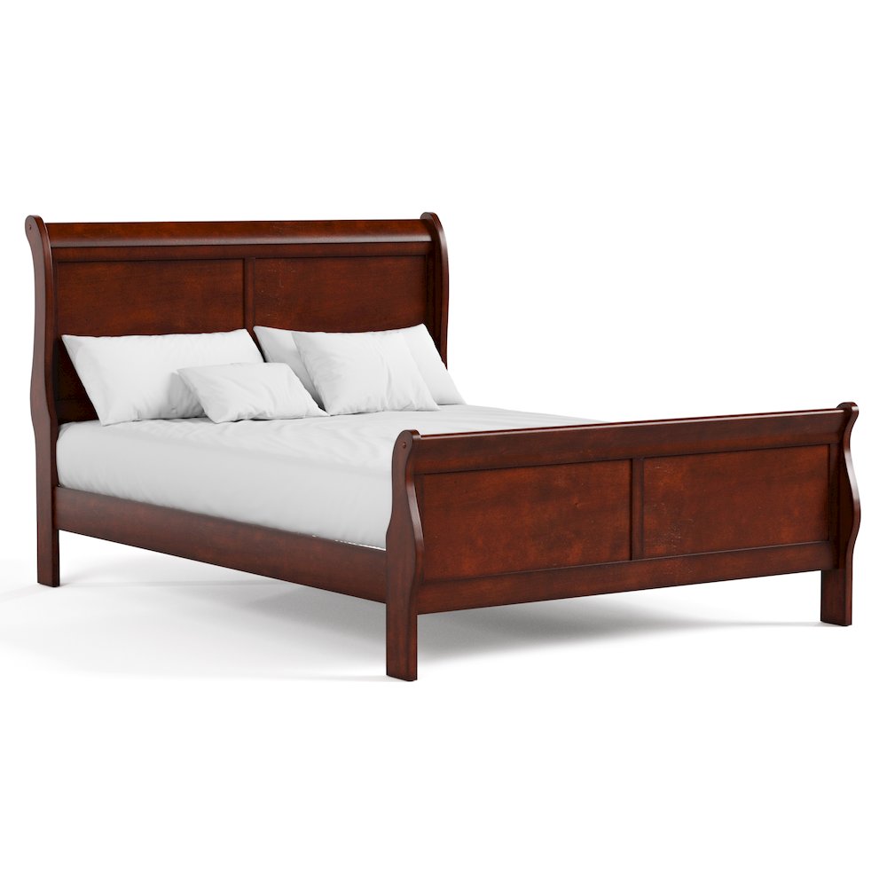 Furniture of America Henceford Sleigh Bed. Picture 1
