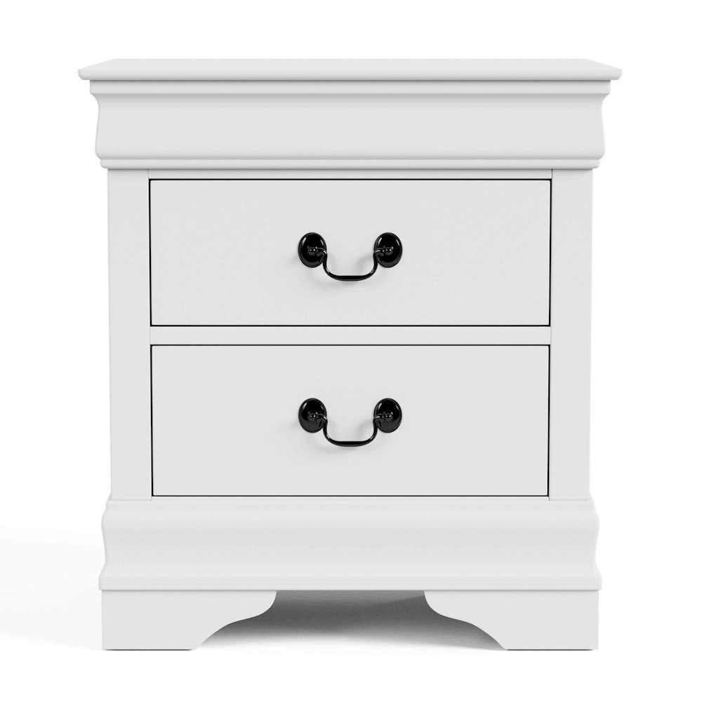 Arabella Wood 2-Drawer Nightstands (Set of 2). Picture 2