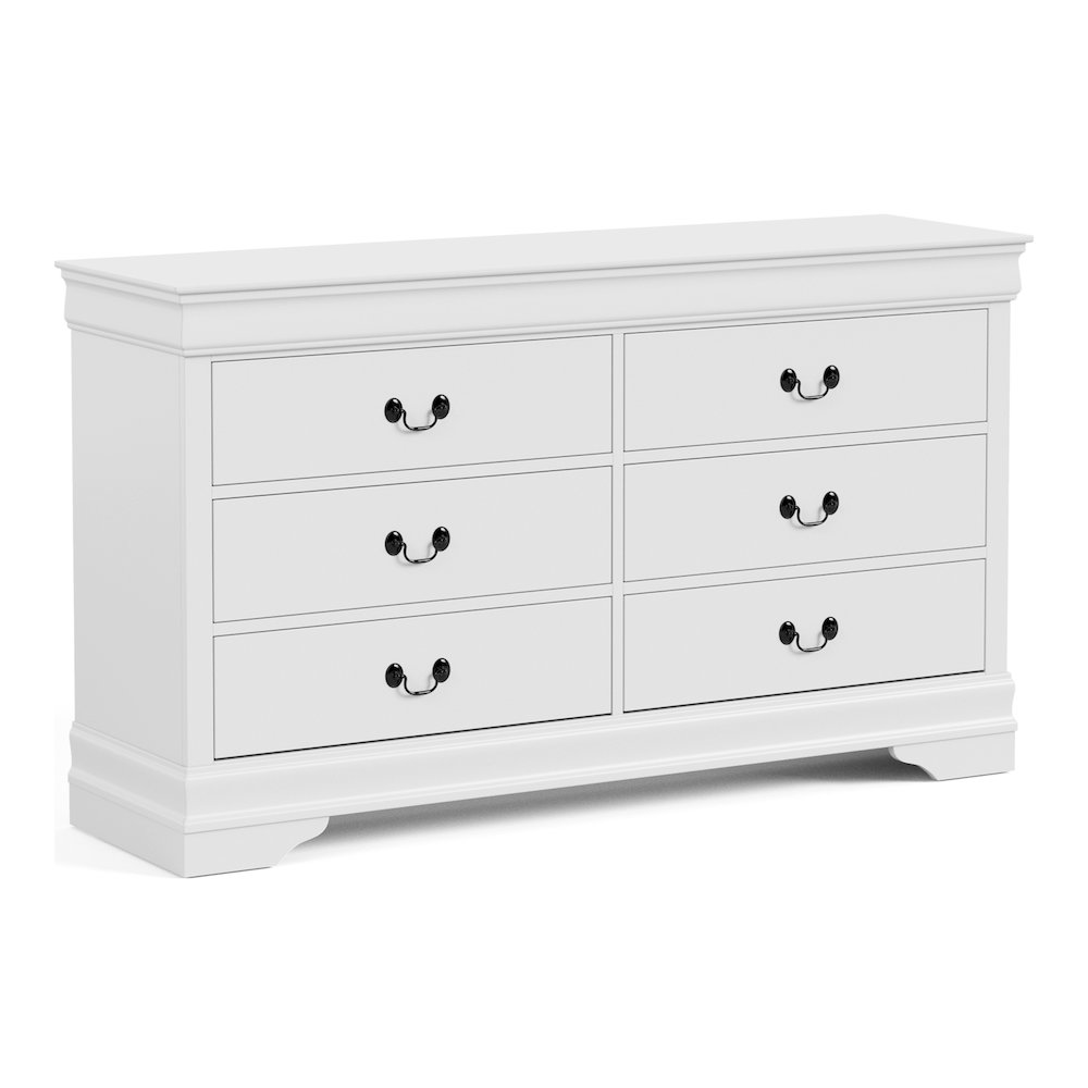 Arabella Wood 6-Drawer Dresser. Picture 1