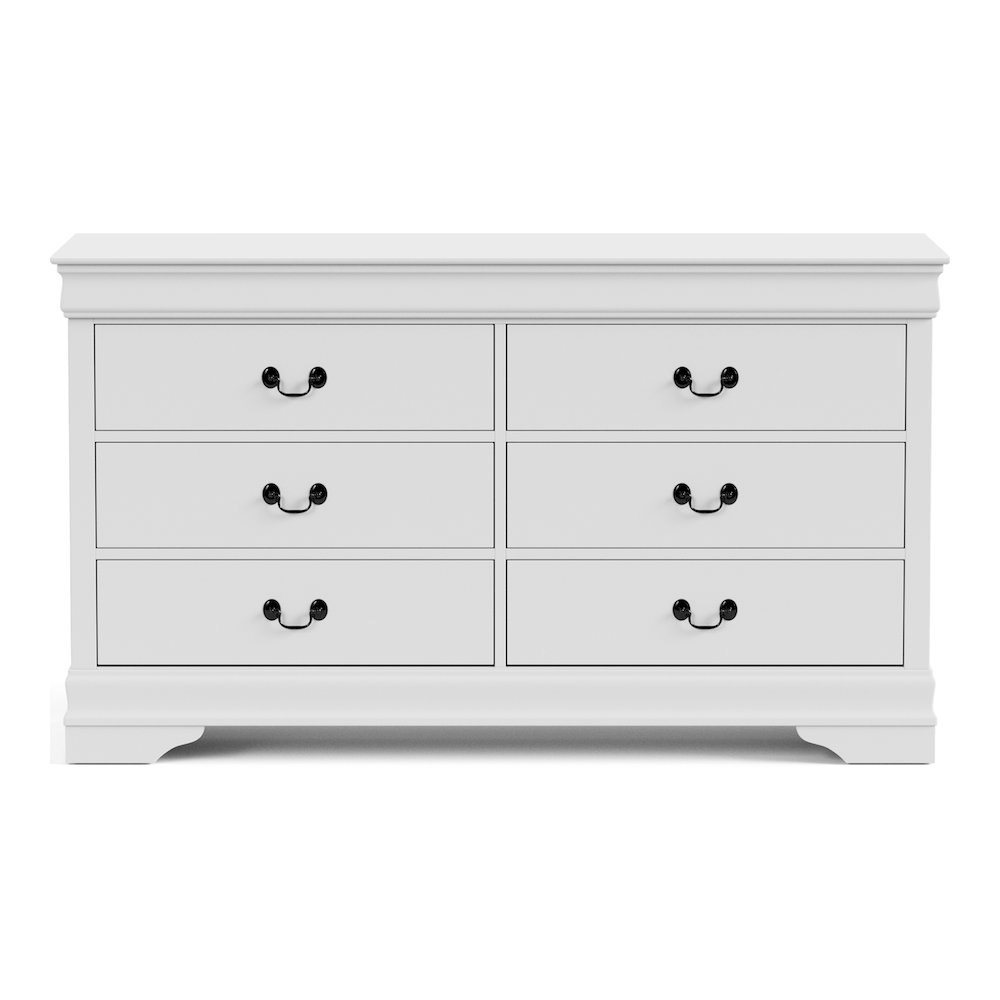 Arabella Wood 6-Drawer Dresser. Picture 2