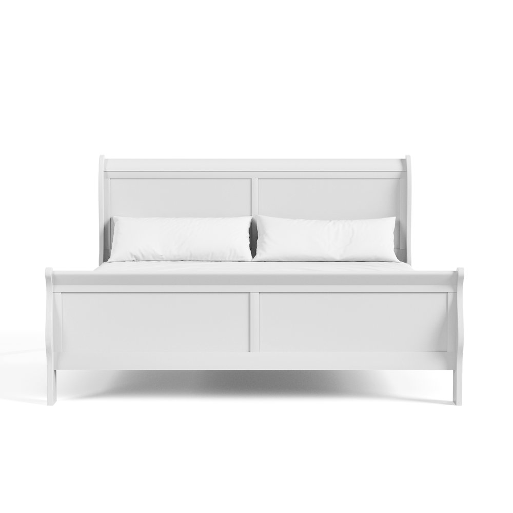 Arabella Traditional Wood Sleigh Bed Frame. Picture 2