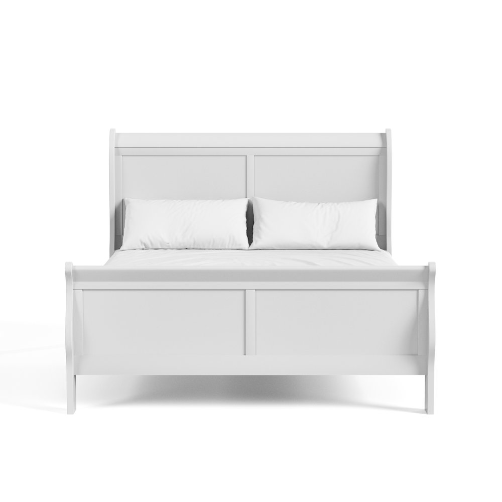 Arabella Traditional Wood Sleigh Bed Frame. Picture 2