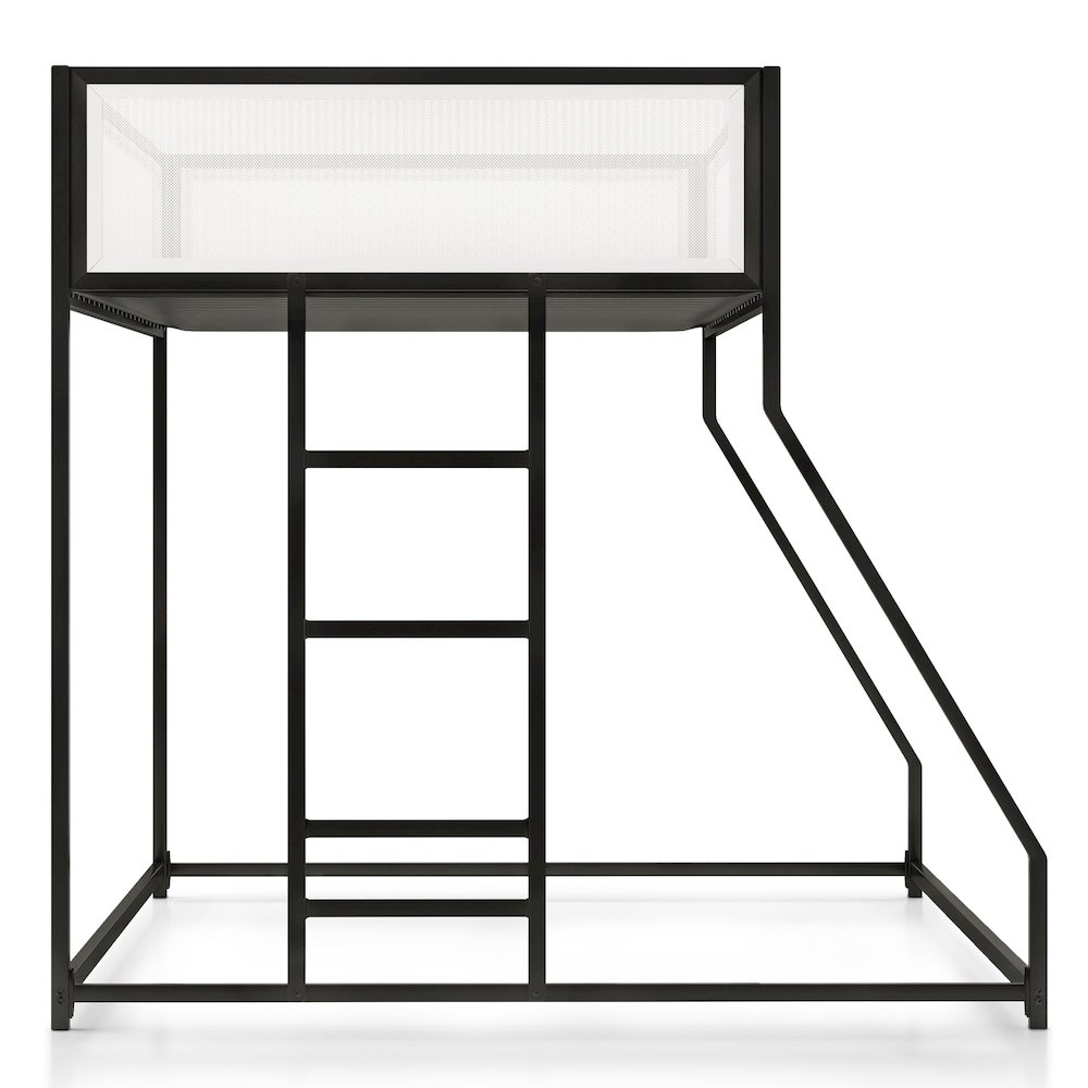 Furniture of America Eugen Iron Twin over Full Bunk Bed in Black. Picture 3