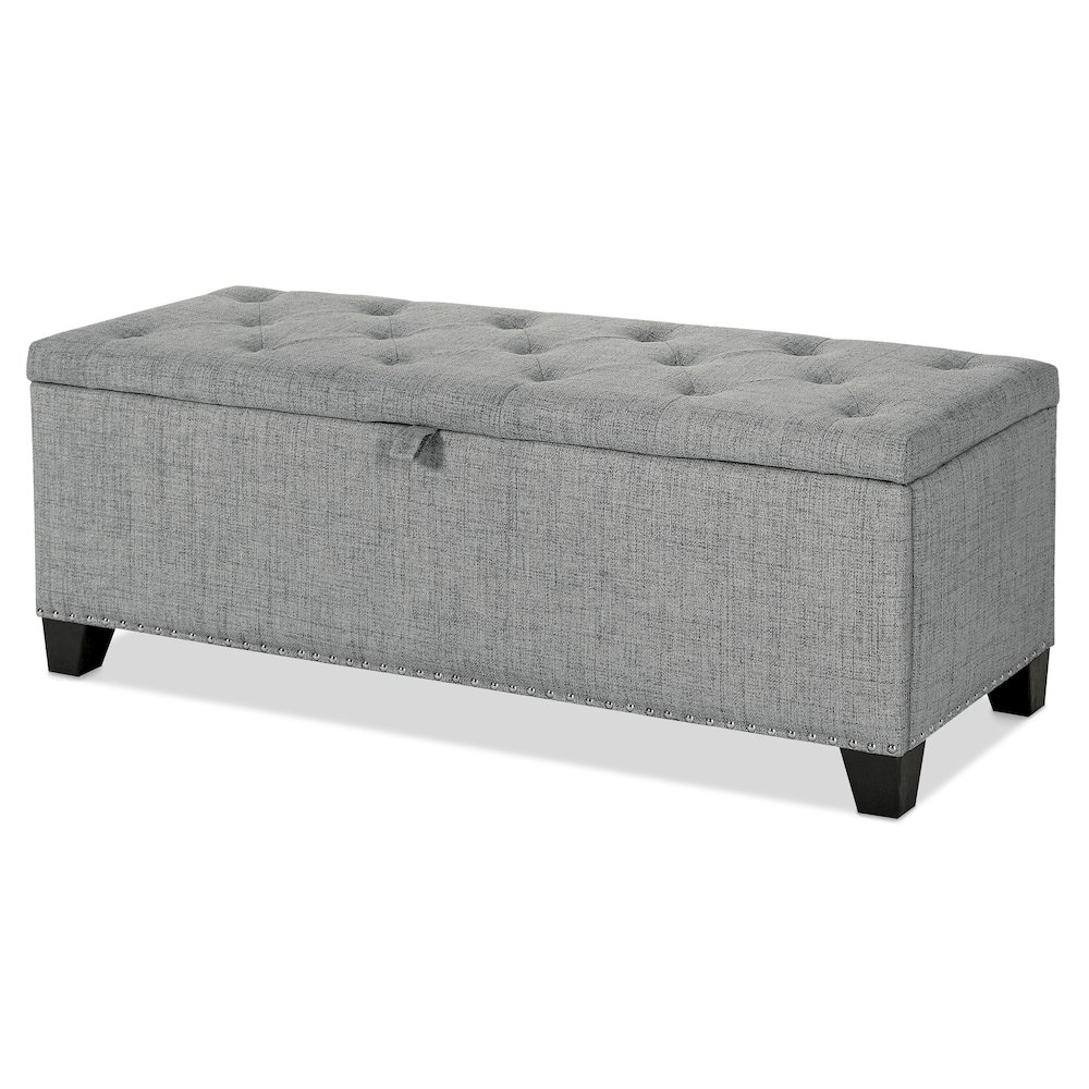 Furniture of America Ullan Storage Bench. Picture 1
