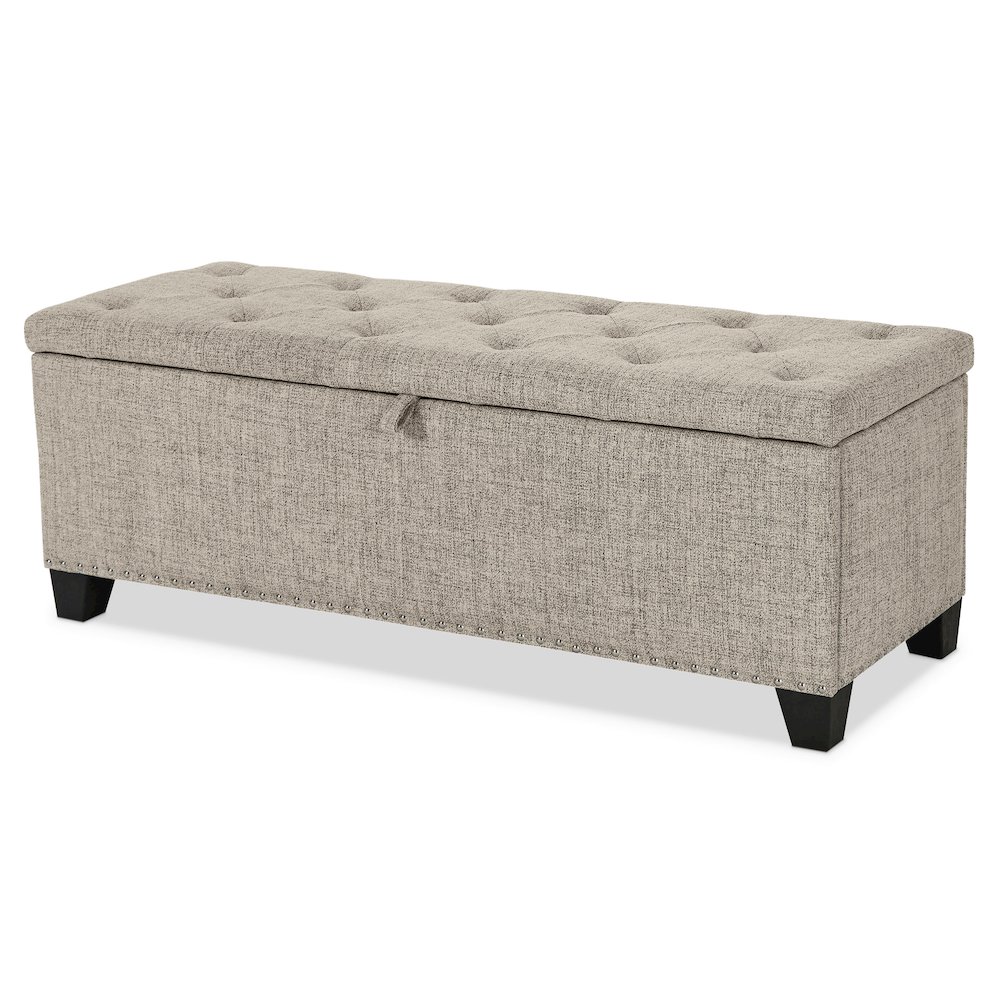 Furniture of America Ullan Storage Bench. Picture 1