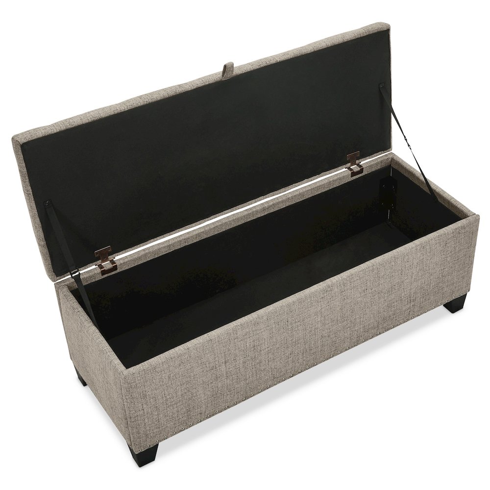 Furniture of America Ullan Storage Bench. Picture 3